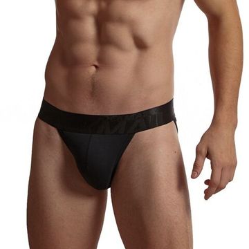 Мужские трусы танга черные JOCKMAIL JM3032-2