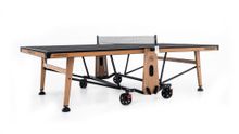 Теннисный стол складной для помещений &quot;RASSON PREMIUM T01 Indoor&quot; (274 х 152,5 х 76 см, натуральный дуб) с сеткой