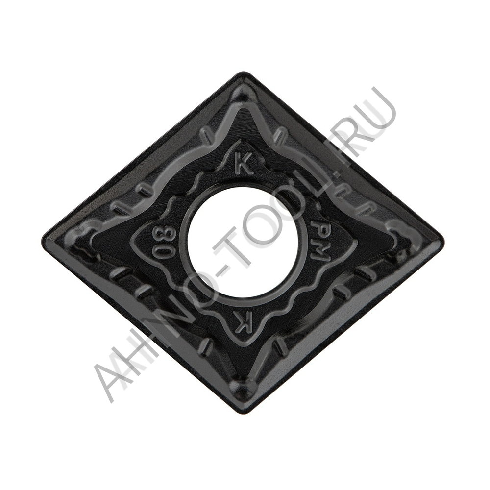 Пластина твердосплавная ISO CNMG190608-PMA ACP20E AHNO по стали, получистовая