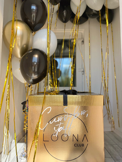 Коробка с воздушными шарами №329