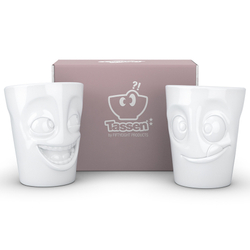 Набор кружек tassen joking & tasty, 2 шт, 350 мл, белый