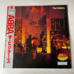 Винтажная виниловая пластинка LP ABBA АББА The Visitors (Япония 1981) (Оби)