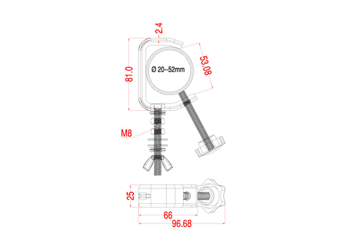 XLINE Light 310P04 Струбцина