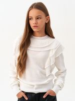 Джемпер для девочки AT1272 белый