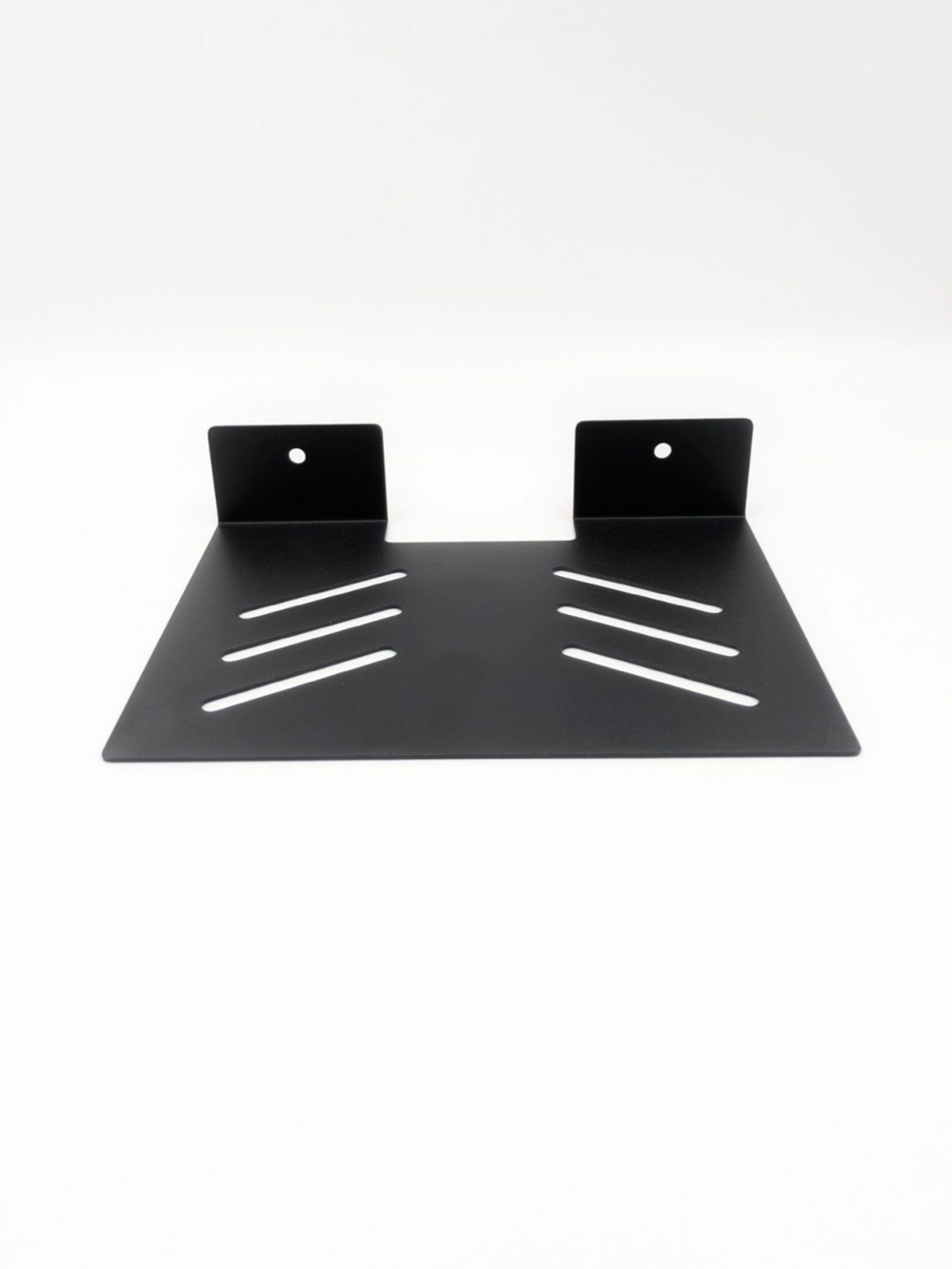 Полка для ТВ приставки, wifi роутера, видеорекордера, игровой консоли черная