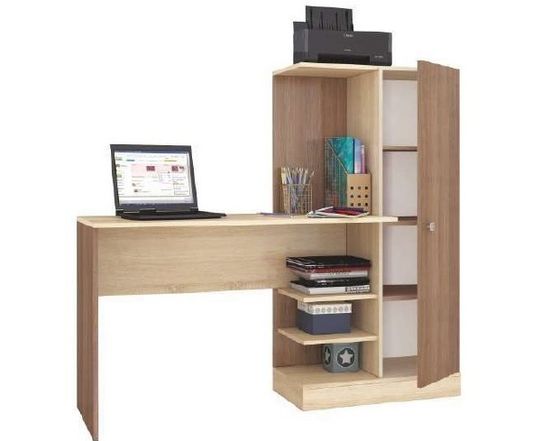 Стол письменный КВАРТЕТ-6 венге / дуб молочный