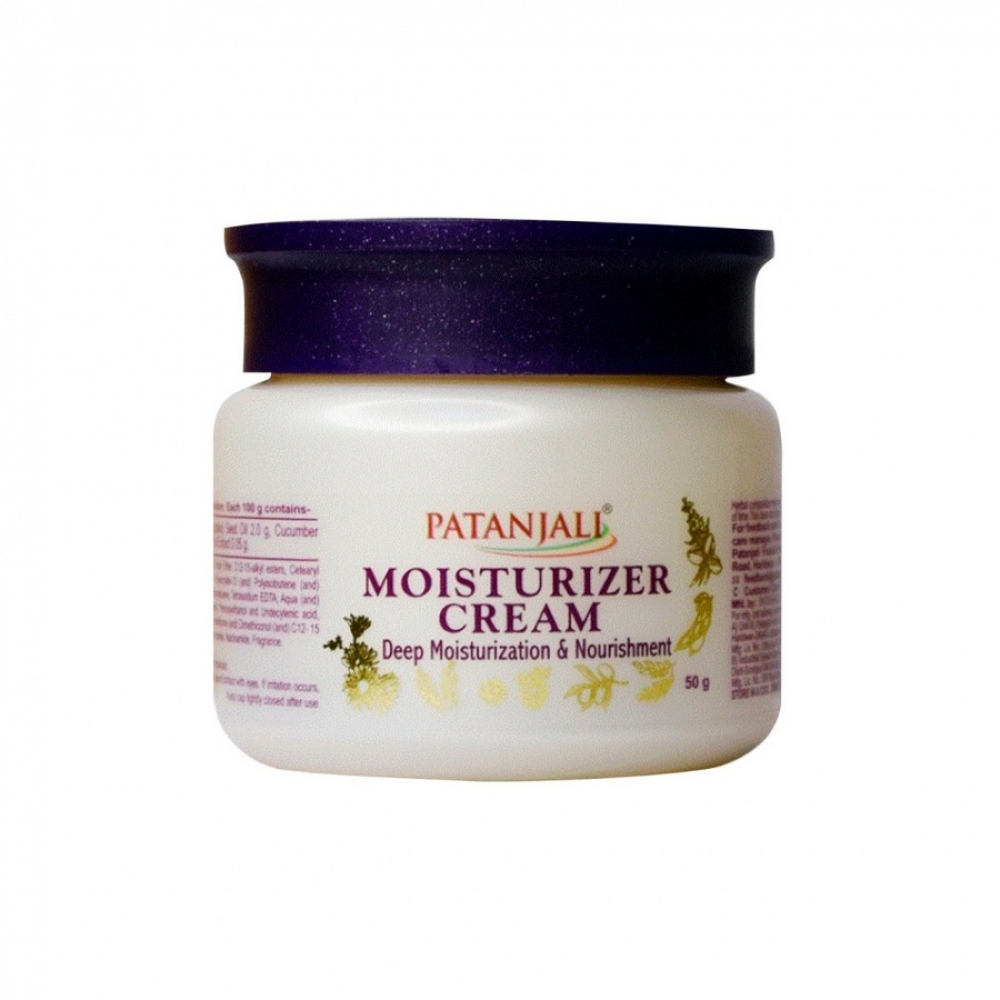 PATANJALI Moisturizer Face Cream 50 g Увлажняюший крем для лица 50 г
