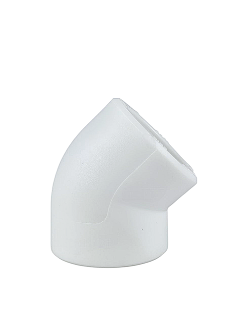 Угольник PPR  32х45, PN25 белый, РТП (150/25)