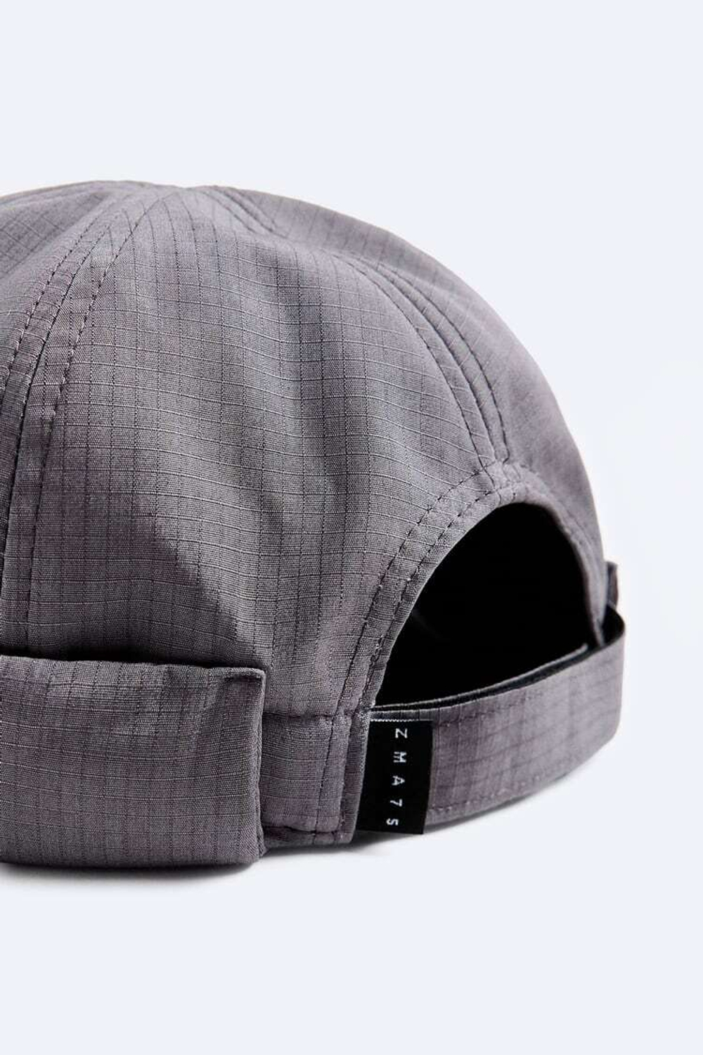 ZARA КОРОТКАЯ ШАПКА, СЕРО-КОРИЧНЕВЫЙ