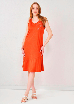 RELAX MODE / Ночная сорочка женская хлопок ночнушка домашнее платье - 15214