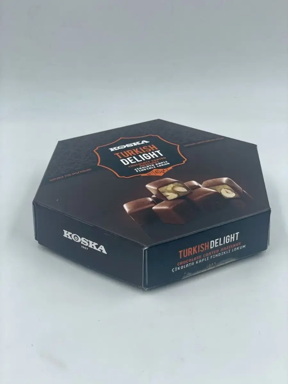 Турецкий рахат лукум в молочном шоколаде с фундуком