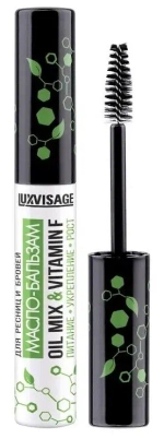 "LUXVISAGE" Масло-бальзам для ресниц и бровей OIL MIX & VITAMIN F 5,5 мл