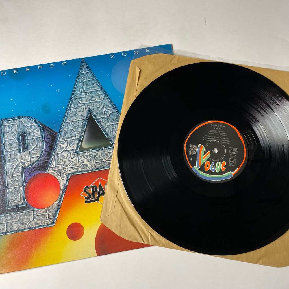 Винтажная виниловая пластинка LP Space Deeper Zone (France 1980)