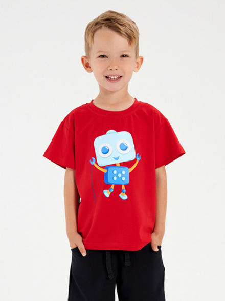 Футболка для мальчика с принтом CROOT