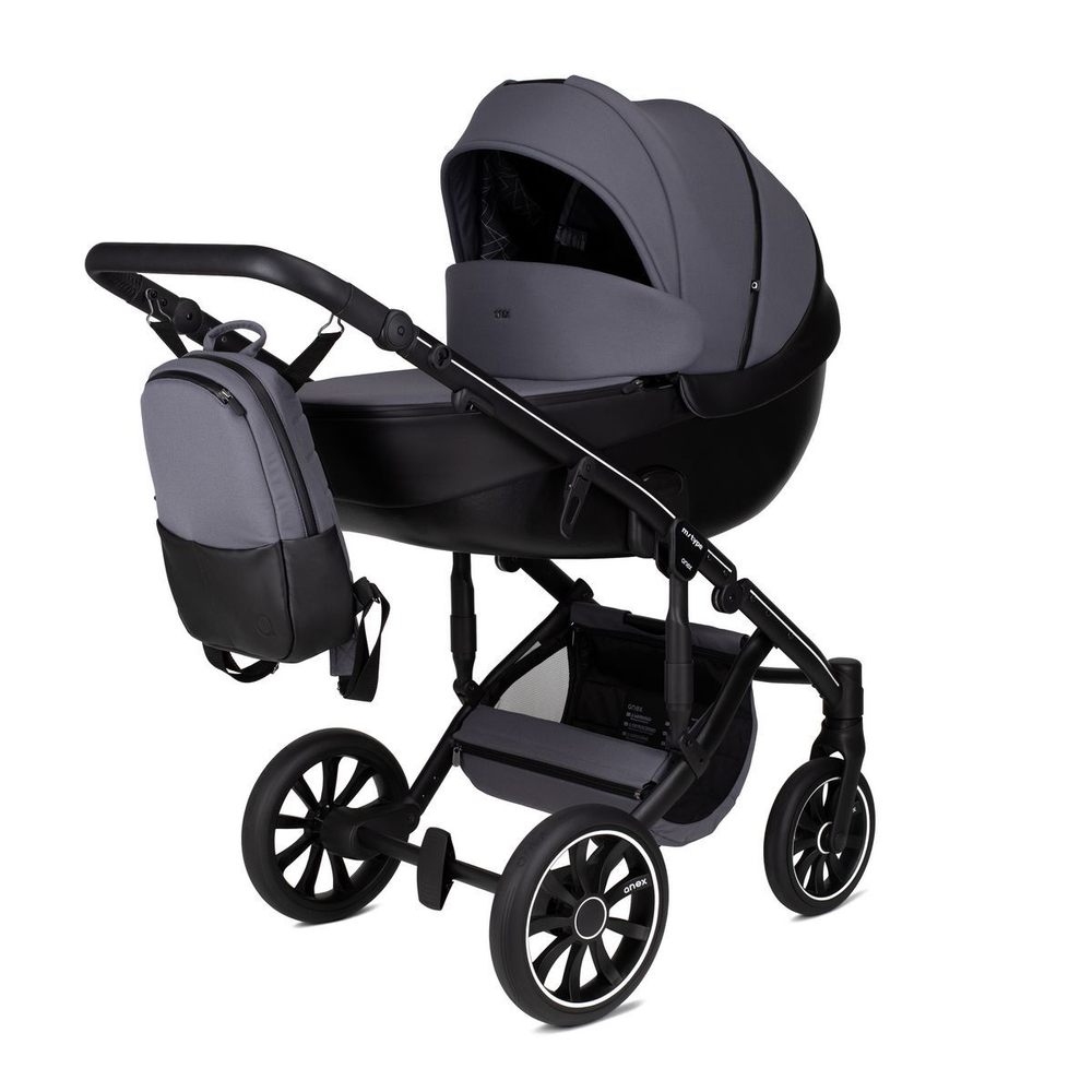 Детская Коляска ANEX m/type 3 в 1 (Серый/черный)
