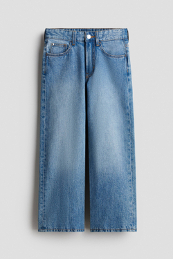 H&M Джинсы свободного кроя на подкладке, синий