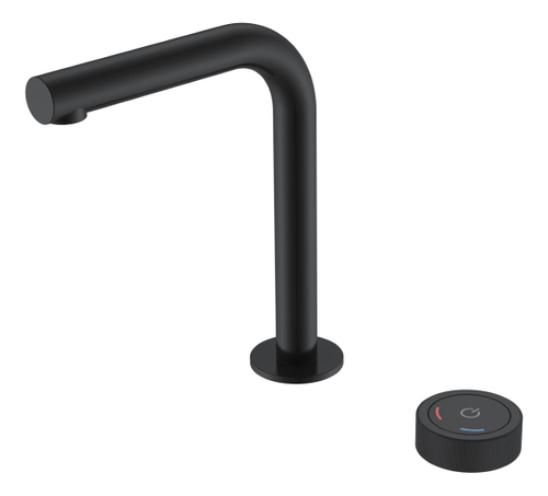 Boheme Смеситель автоматический для раковины на 2 отв. TECH BLACK