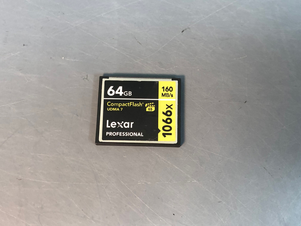 Lexar Compact Flash 64GB 1066X UDMA7 160Mb/s CF VPG-65