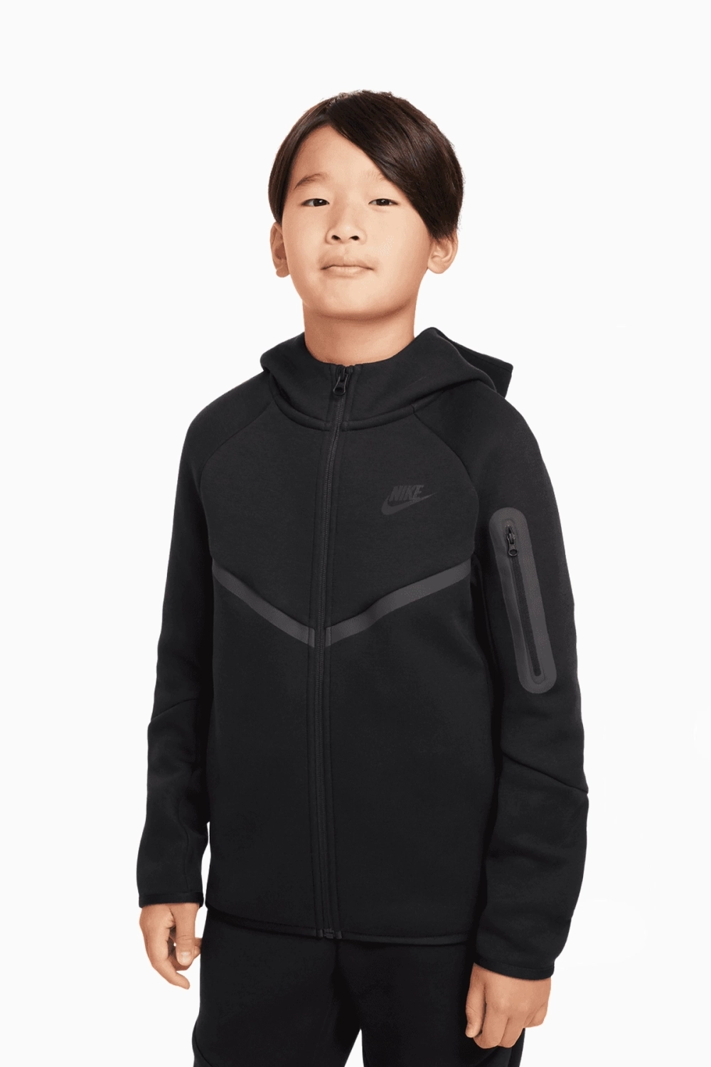 Кофта Nike Sportswear Tech Fleece Junior - черный