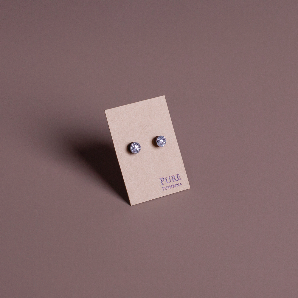 Серьги - Круг 0,6 см - Малыши