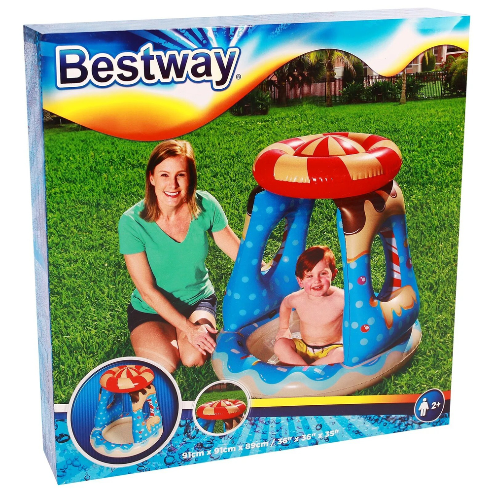 Детский бассейн BestWay с навесом Конфетка 52270 BW