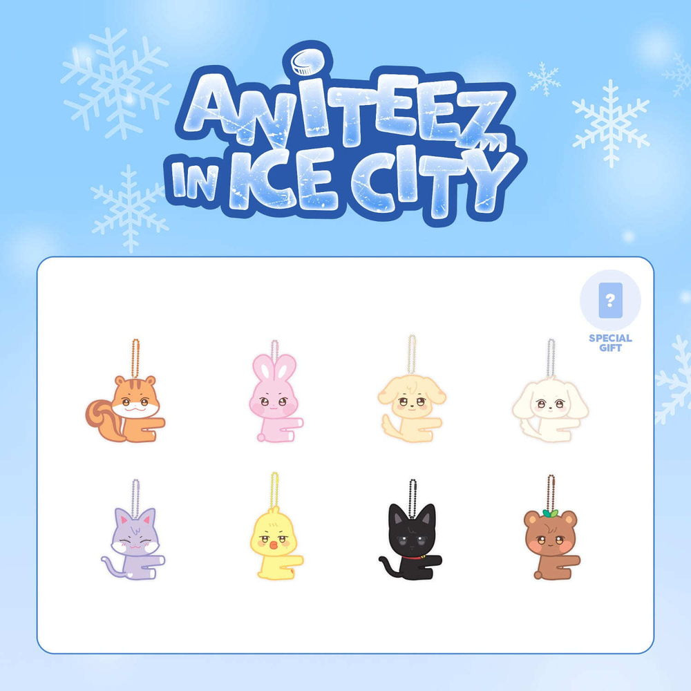 ATEEZ X ANITEEZ POP-UP [ANITEEZ IN ICE CITY] 2ND MD 11. (PLUSH PHOTOCARD HOLDER)