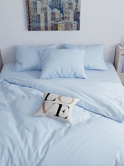 Пододеяльник Сказка "Биг Бен полоска" 1,5-спальный на молнии 145х215 см, перкаль