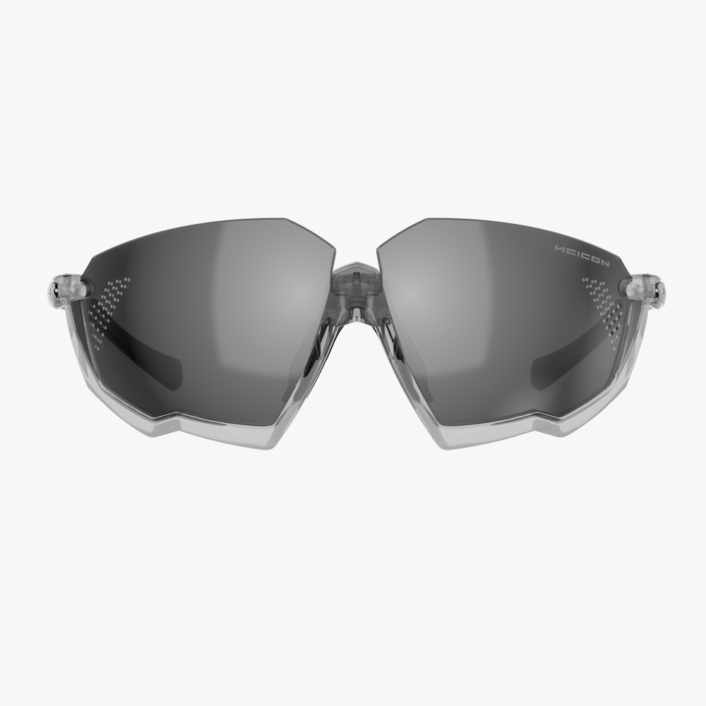 Спортивные очки c диоптриями Scicon Aerojet Titanium Sunglasses Crystal Gloss Multi Mirror Silver + Rain Clear Lenses