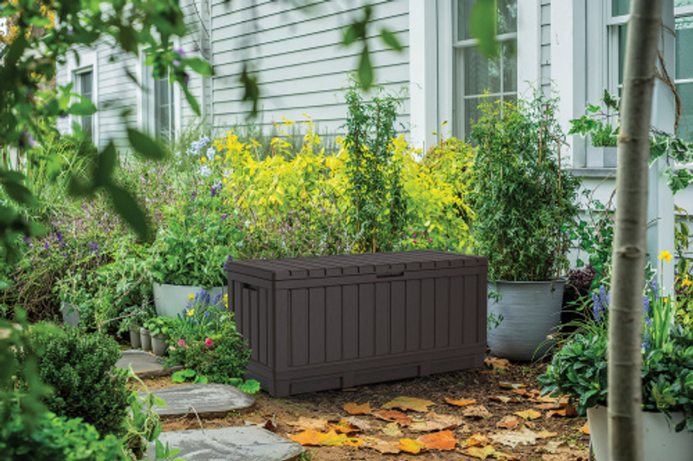 Мебель Сундук Keter для хранения Кенвуд Storage Box коричневый (350л)