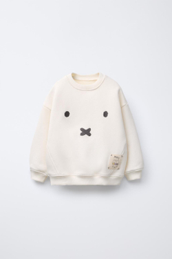 ZARA ТОЛСТОВКА MIFFY ©», ЭКРЮ