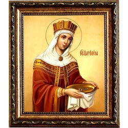 Елена Святая царица. Обретение Честного Креста и гвоздей. Икона на холсте