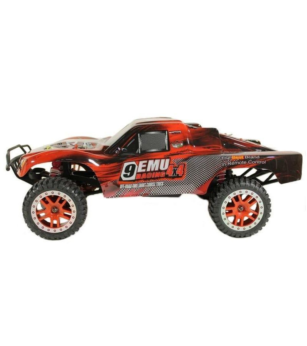 Радиоуправляемый шорт-корс Remo Hobby 9EMU Brushless (красный) 4WD 2.4G 1/10RTR