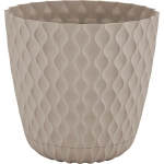 Горшок для цветов InGreen Wave с дренажной сеткой и съемным поддоном 10л, D270мм, французс
