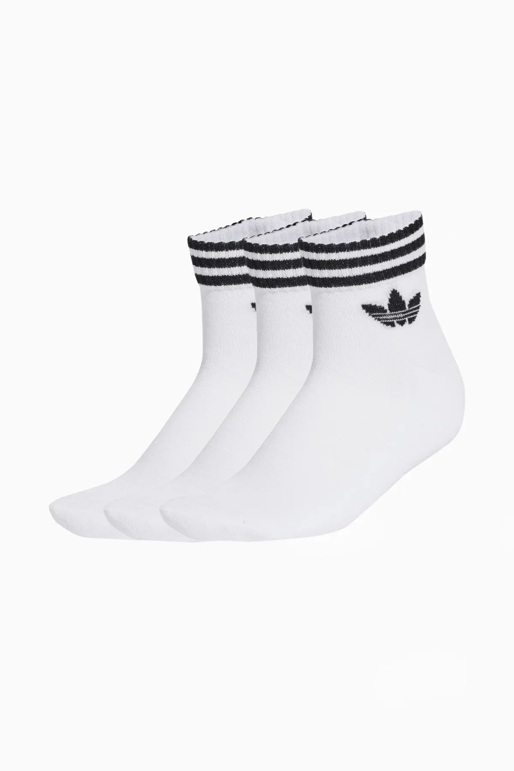 Носки adidas 3-Stripes Ankle 3 Pairs - белый