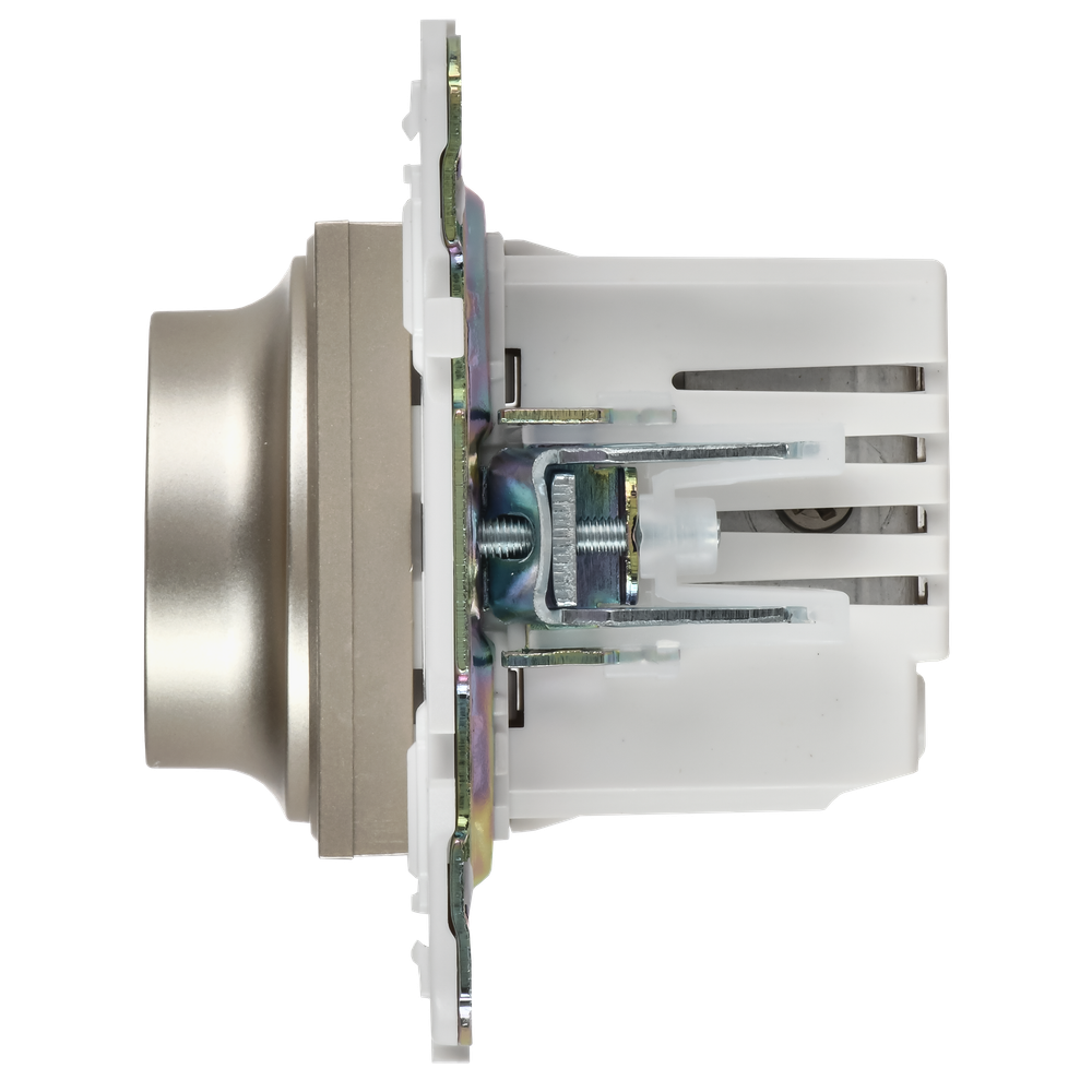 SKANDY Светорегулятор поворотный 600Вт SK-D01Sh шампань IEK