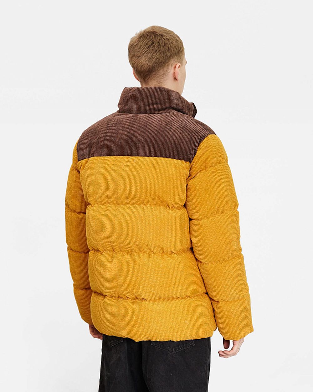 Пуховик Anteater AW24 Downjacket Velvet Combo желтый