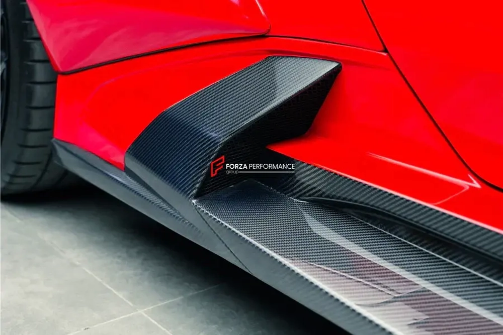 Широкий карбоновый обвес для Lamborghini Huracan LP610 LP580 Evo 2015-2025 Ламборгини Хуракан
