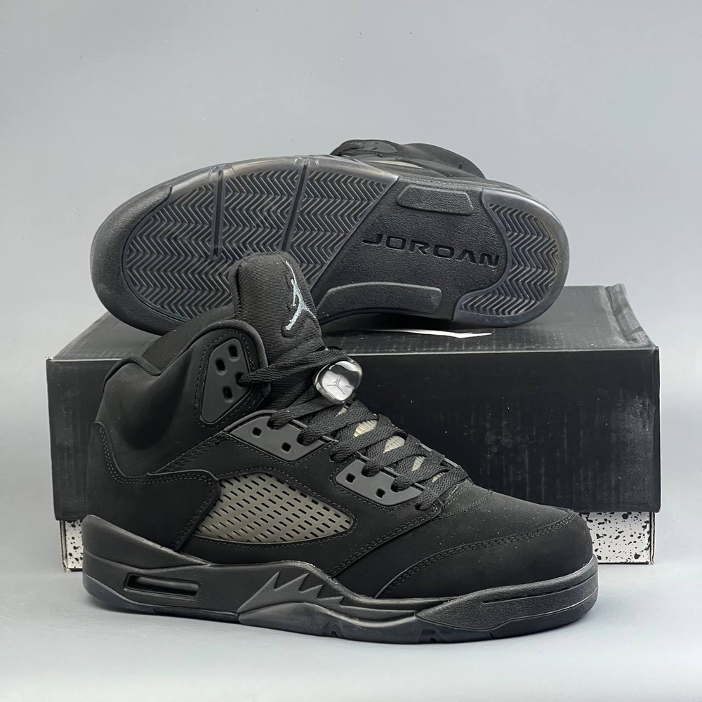 Кроссовки Nike Jordan 5 #282 (черн.)