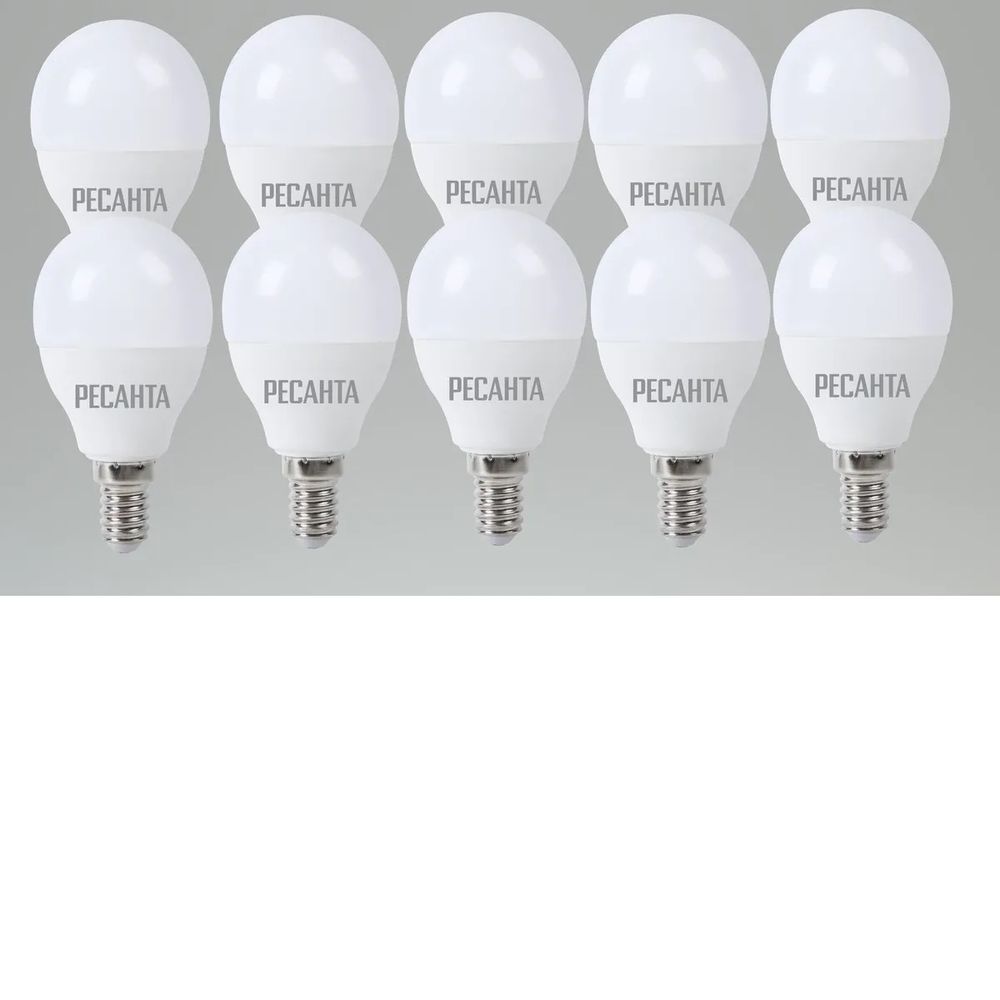 Лампа светодиодная  Ресанта LL-R-G45-7W-230-3K-E14