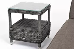 "Рим" комплект шезлонг со столиком, цвет графит