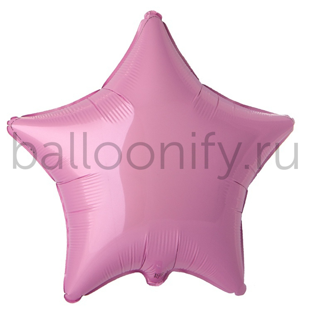 Фольгированная фигура, звезда, 18"/46СМ Пастель Pink