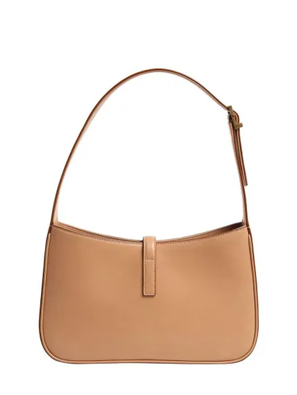 Сумка Saint Laurent Le 5 à 7 Hobo бежевый
