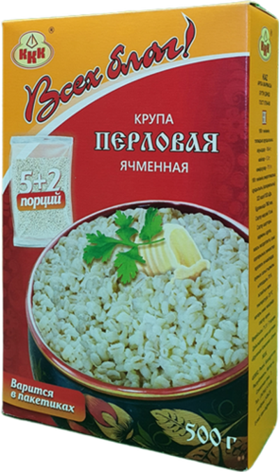 ВсехБлаг™ ПЕРЛОВКА (вар/пакет) 7пак*71,5гр (1х12)