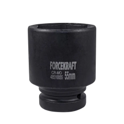 Головка ударная глубокая 1'', 55мм (6гр.) FORCEKRAFT FK-48510055