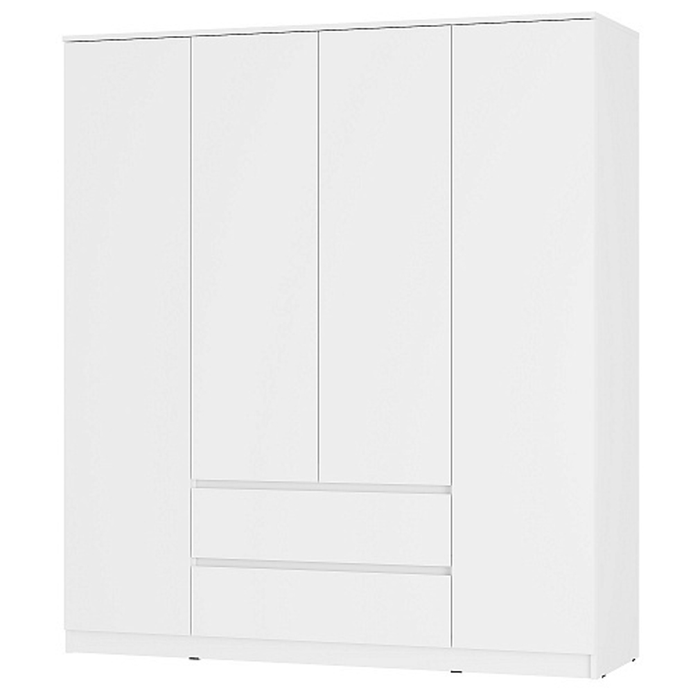 Шкаф для одежды и белья Симпл ШК-13, белый