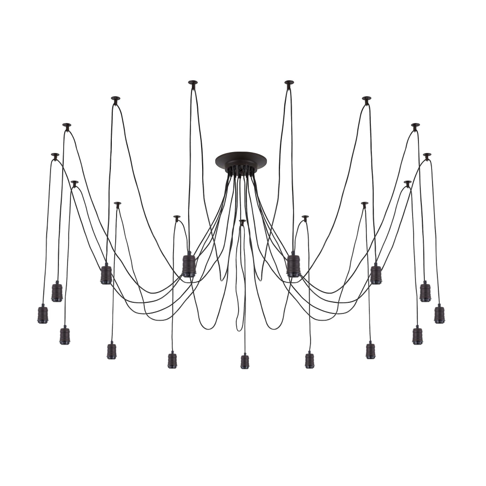 Citilux Эдисон CL451152 Люстра паук Венге