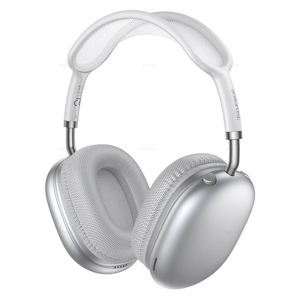Полноразмерные Bluetooth наушники BOROFONE BO36 (серебро)