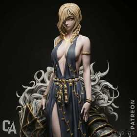 Маликет Чёрный Клинок и Королева Марика Вечная елден ринг Фигурка Maliketh, the Black Blade and Queen Marika the Eternal