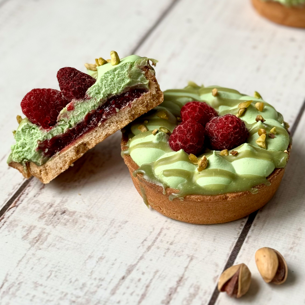 Тарталетка Фисташковая с малиной 110гр