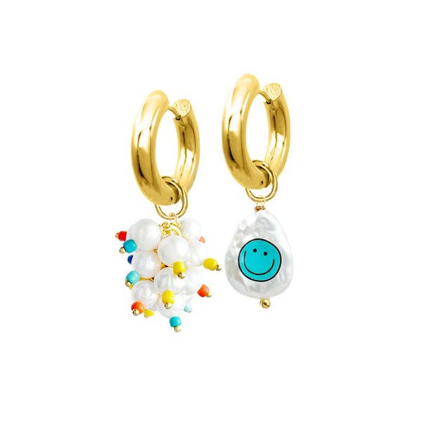 Подвеска жемчуг с изображением  Smile